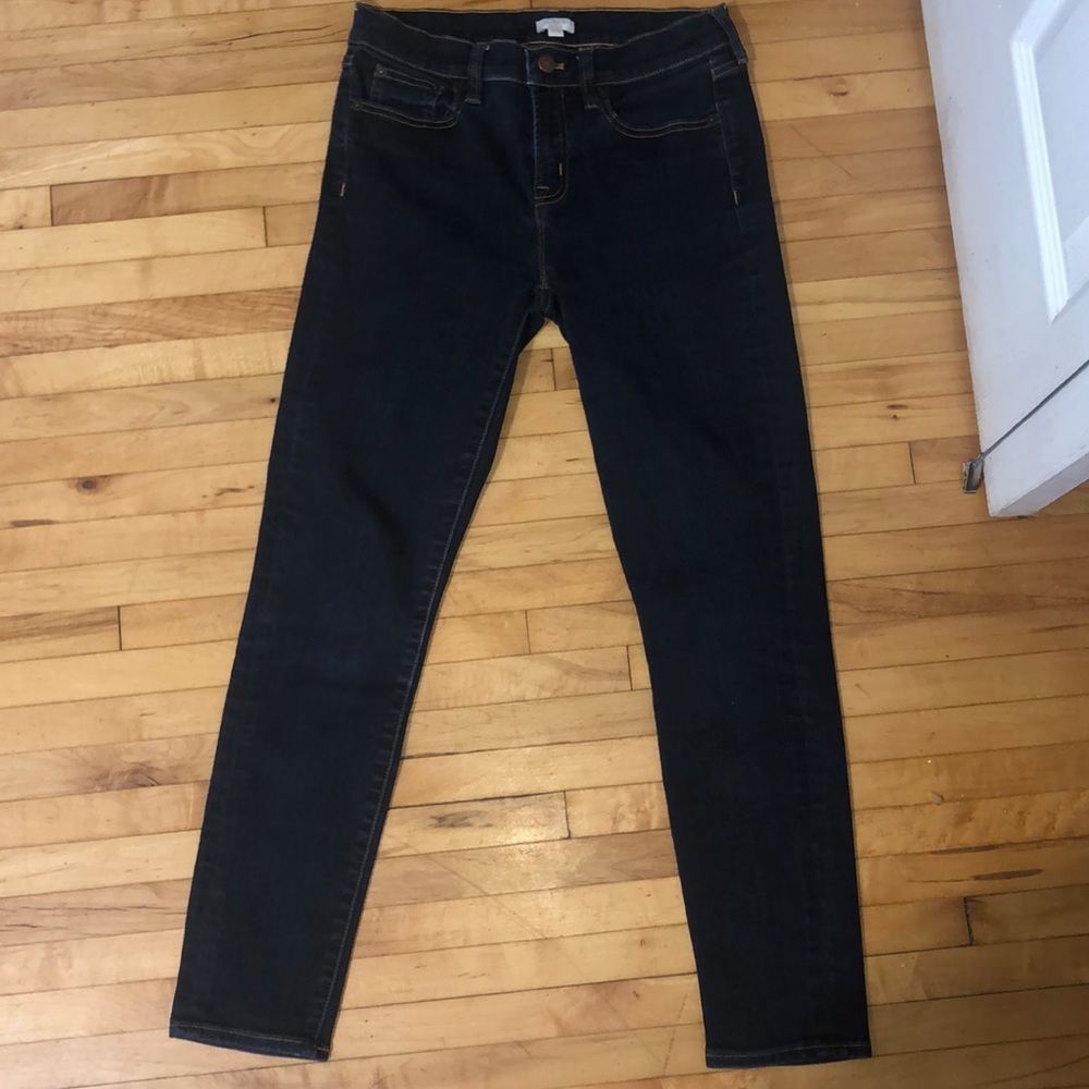 New J.Crew dark jeans.